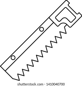   line icon for back saw