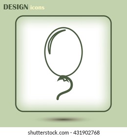 Line icon- balloon