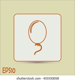 Line icon- balloon