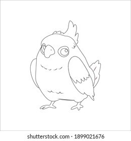 line icon Bird animal design
