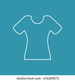 Line Icon of Blouse.