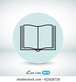 Line icon- book