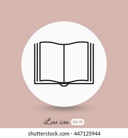 Line icon- book