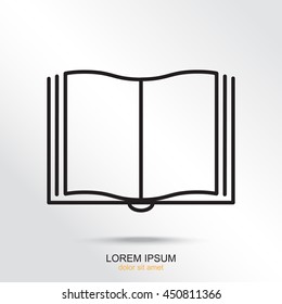 Line icon- book