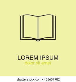 Line icon- book