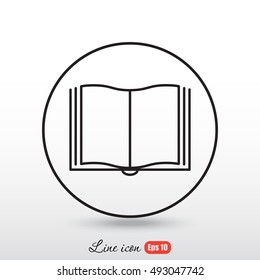 Line icon- book