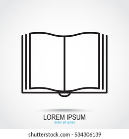 Line icon- book