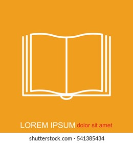 Line icon- book