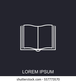 Line icon- book
