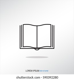 Line icon- book