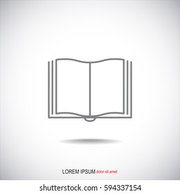 Line icon- book