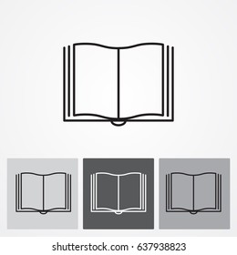 Line icon- book