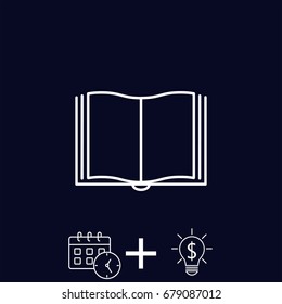 Line icon- book