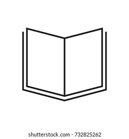 Line icon. Book