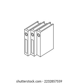Line icon book outline drawing reading book linear icon document hand drawing books sketching of bookshelf silhouette story book