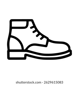 line icon boots on white background vector
Vector icon clothes and shoes