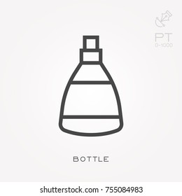 Line icon bottle
