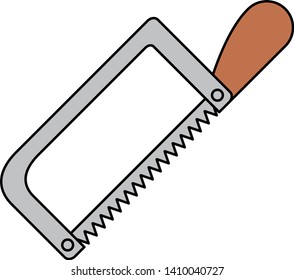   line icon for bow saw 