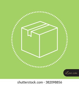 Line icon- box