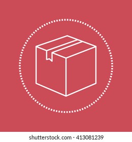Line icon- box