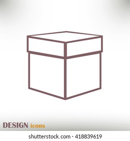 Line icon- box