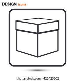 Line icon- box