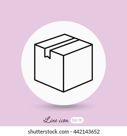 Line icon- box