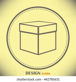 Line icon- box