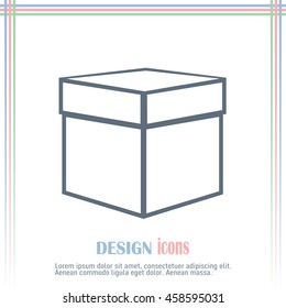 Line icon- box