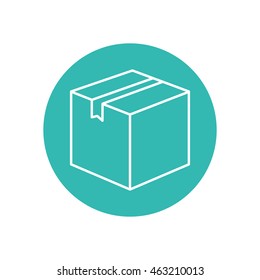 Line icon- box