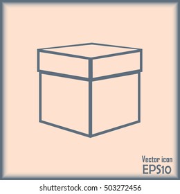 Line icon- box