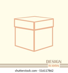 Line icon- box