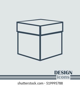Line icon- box