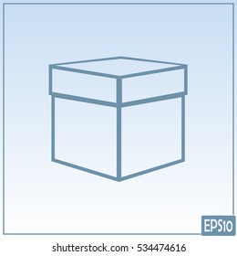 Line icon- box