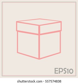 Line icon- box