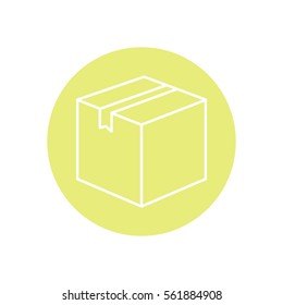 Line icon- box