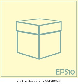 Line icon- box