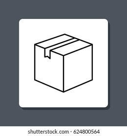 Line icon- box