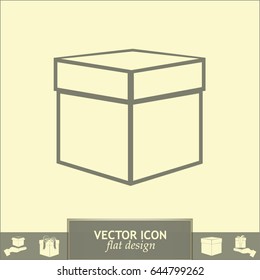 Line icon- box