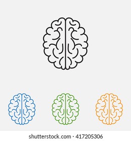 Line icon-  brain