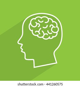 Line icon-  brain