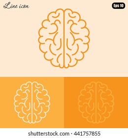 Line icon-  brain