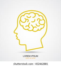 Line icon-  brain