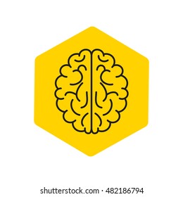 Line icon-  brain