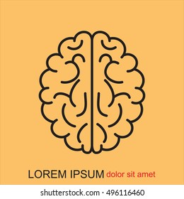 Line icon-  brain