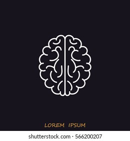 Line icon-  brain