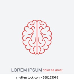 Line icon-  brain