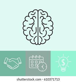 Line icon-  brain