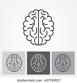 Line icon-  brain
