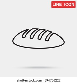 Line icon- bread